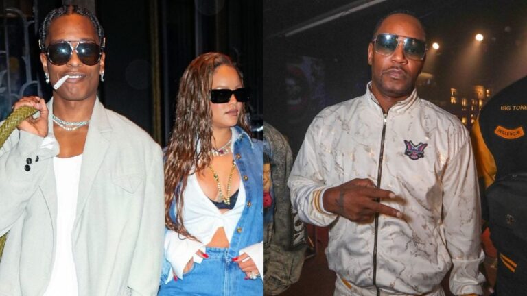 A$AP Rocky interprète un karaoké Cam'ron lors d'un rendez-vous avec Rihanna