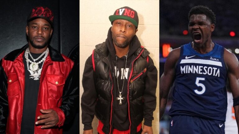 Cam'ron prend des photos d'Anthony Edwards et Adidas dans Black Rob 'Whoa !'  Style libre