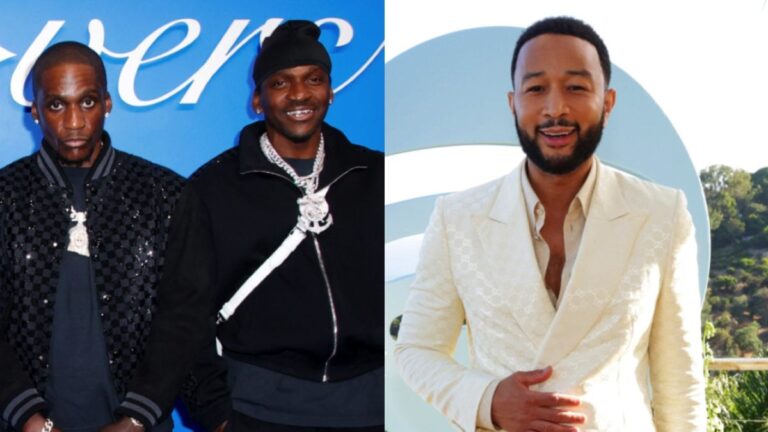 Clipse lance une nouvelle collaboration avec John Legend lors du défilé de mode Louis Vuitton