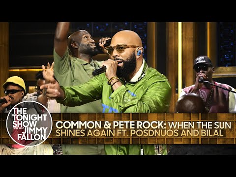 Vidéo Youtube - Common & Pete Rock lancent une nouvelle chanson avec Posdnuos de De La Soul et Bilal sur « Fallon »