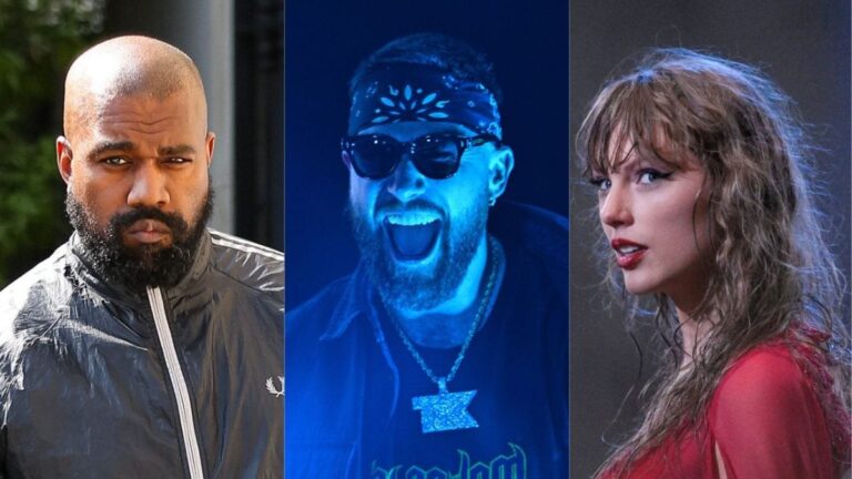 Kanye West critiqué par le père de Travis Kelce à cause de ses dernières paroles visant Taylor Swift