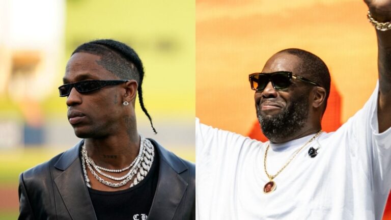 Travis Scott et les managers de Killer Mike discutent des paroles de « Grammy Winner »
