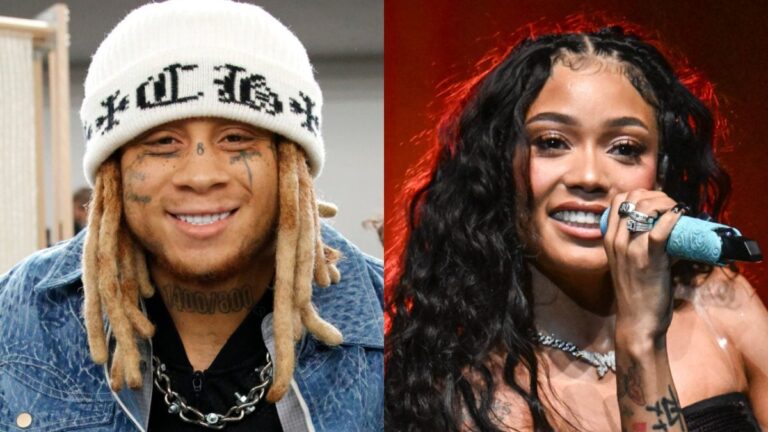 Trippie Redd et Coi Leray ravivent leur romance avec un baiser sur scène
