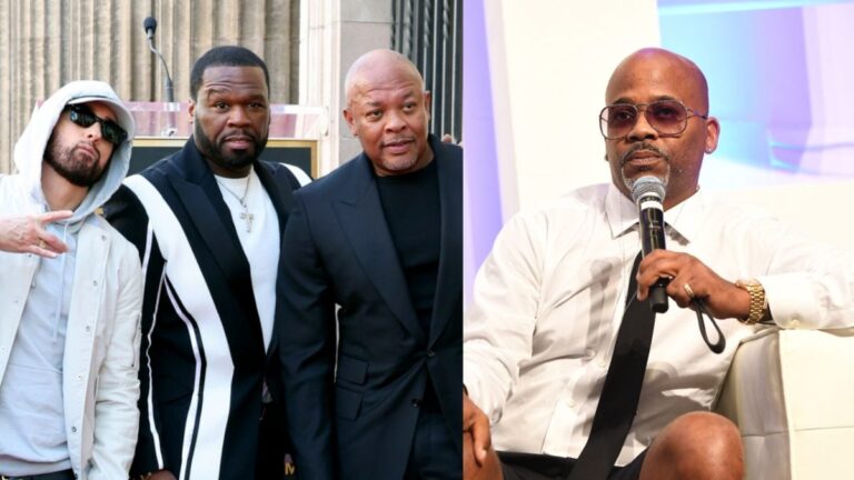 50 Cent rappelle Dame Dash qui a mis fin à son contrat d'un million de dollars avec Eminem et Dr. Dre