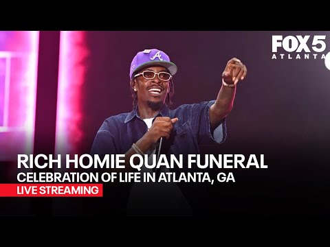 Vidéo Youtube - Killer Mike, DC Young Fly et bien d'autres rendent hommage à Rich Homie Quan lors de ses funérailles
