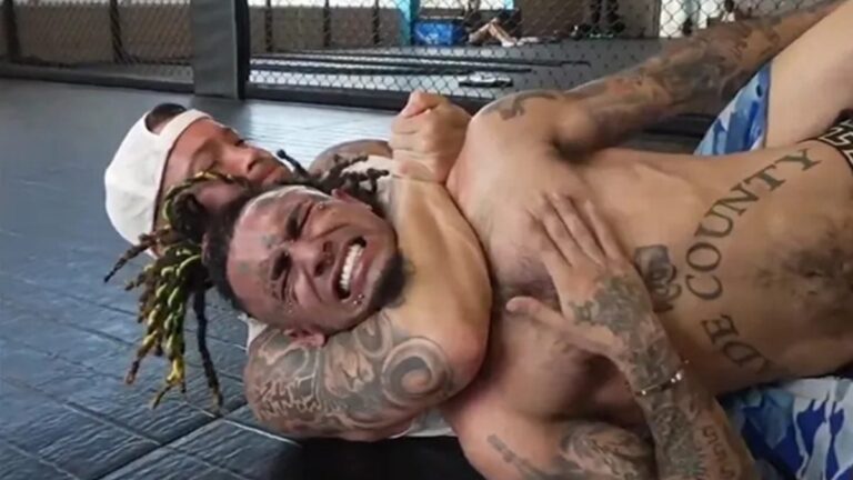 Lil Pump est inconscient après avoir été étranglé par le combattant de l'UFC Colby Covington
