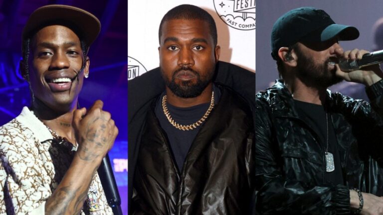 Travis Scott éclipse Kanye West et se rapproche d'Eminem dans la liste des rappeurs les plus écoutés