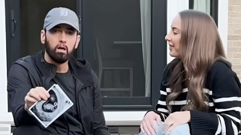 Eminem apprend qu'il va devenir « grand-père » dans un joli clip « temporaire »