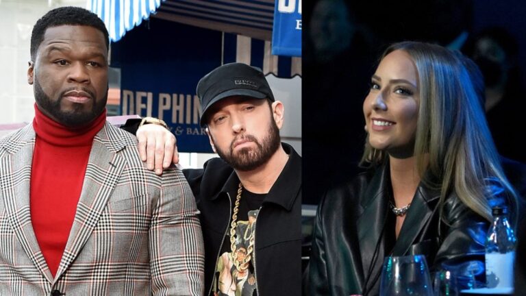 50 Cent plaisante avec Eminem tout en félicitant Hailie Jade pour sa grossesse