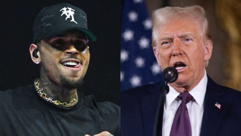 Chris Brown demande que Trump fasse face à un billet de 100 dollars s'il réussit une démarche politique majeure