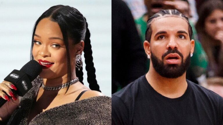 Rihanna apparemment des nuances Drake avec des commentaires icky sur les chansons d'amour «  ringards ''