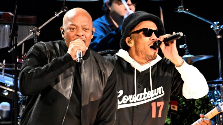Anderson .Paak fait ressortir le Dr Dre et Sheila E. au concert de la Fireaid étoilé