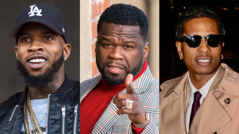 Tory Lanez rejoint 50 Cent dans Slamming Journaliste Meghann Cuniff sur un pari d'essai Rocky $ AP Rocky