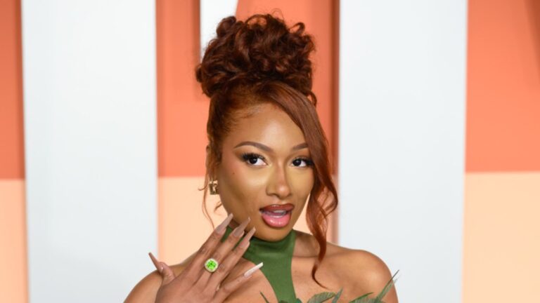 Megan Thee Stallion fait tourner les têtes avec une tenue après partie des Oscars révélateurs: « Mes seins sont sortis! »