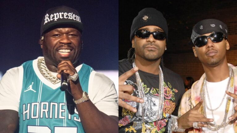 50 Cent rejoint Cam'ron dans Jabbing Jim Jones & Juelz Santana sur Gervonta Davis Salkout