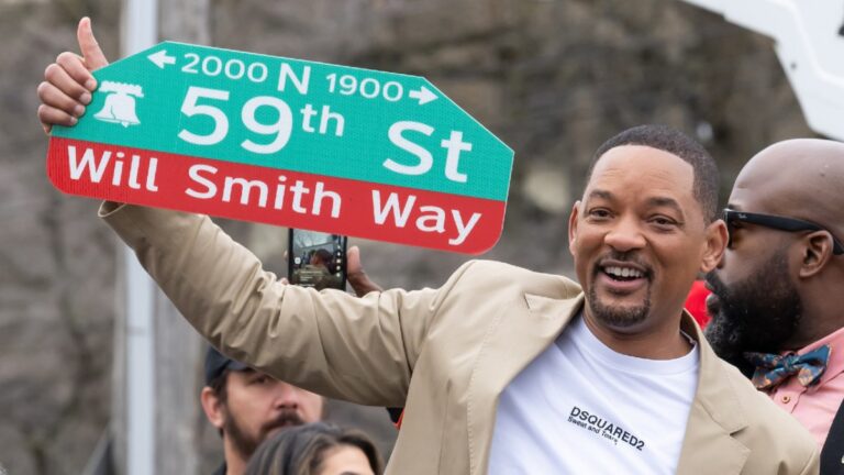 Will Smith honoré de la dénomination de la rue à Philadelphie