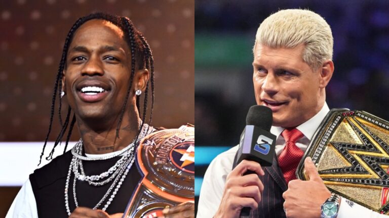Travis Scott a prévenu par le lutteur Cody Rhodes après l'avoir frappé au visage