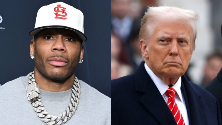 Nelly sent que les gens devraient «rester positifs» sur la présidence de Trump