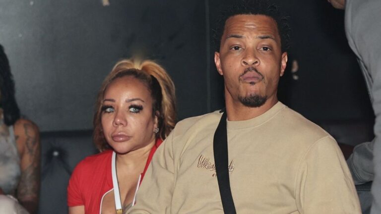 Ti saute dans la foule pour défendre la confrontation de concert minuscule au milieu du concert