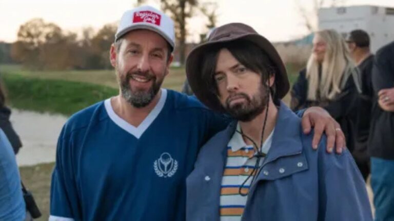 Adam Sandler révèle un secret derrière le camée «  Happy Gilmore 2 'd'Eminem