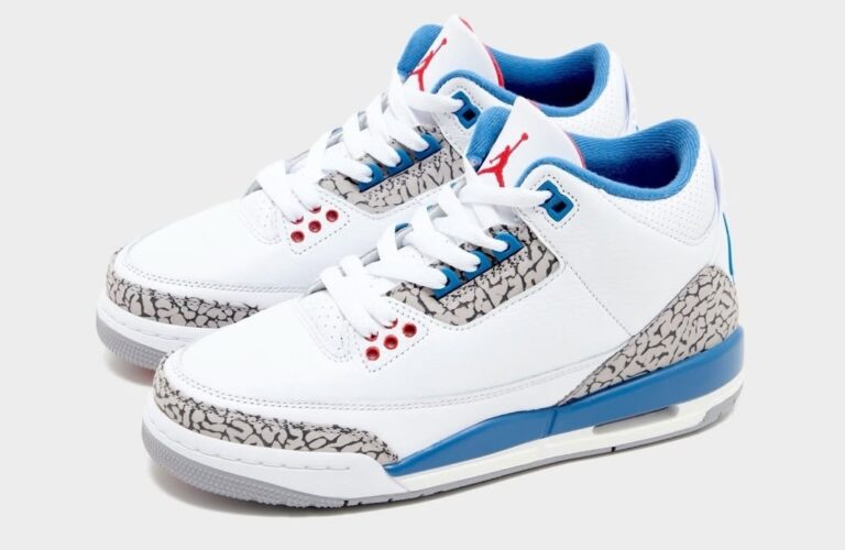 Premier aperçu de la Air Jordan 3 « True Blue » 2026