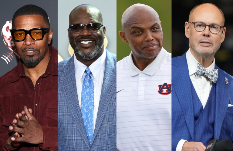 Regardez les impressions Spot-On de Jamie Foxx « Inside the NBA » sur Shaq, Charles Barkley et Ernie Johnson