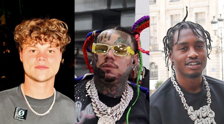 6ix9ine Trolls Lil Tjay pour avoir été giflé par Jack Doherty en direct