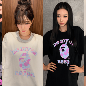 Collection aespa x BAPE® : ce qu'il faut savoir