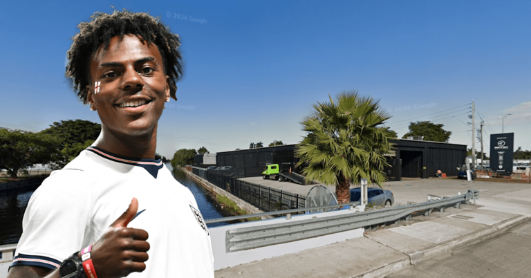 IShowSpeed ​​achète un entrepôt de Miami pour 11 millions de dollars pour un nouveau studio de contenu