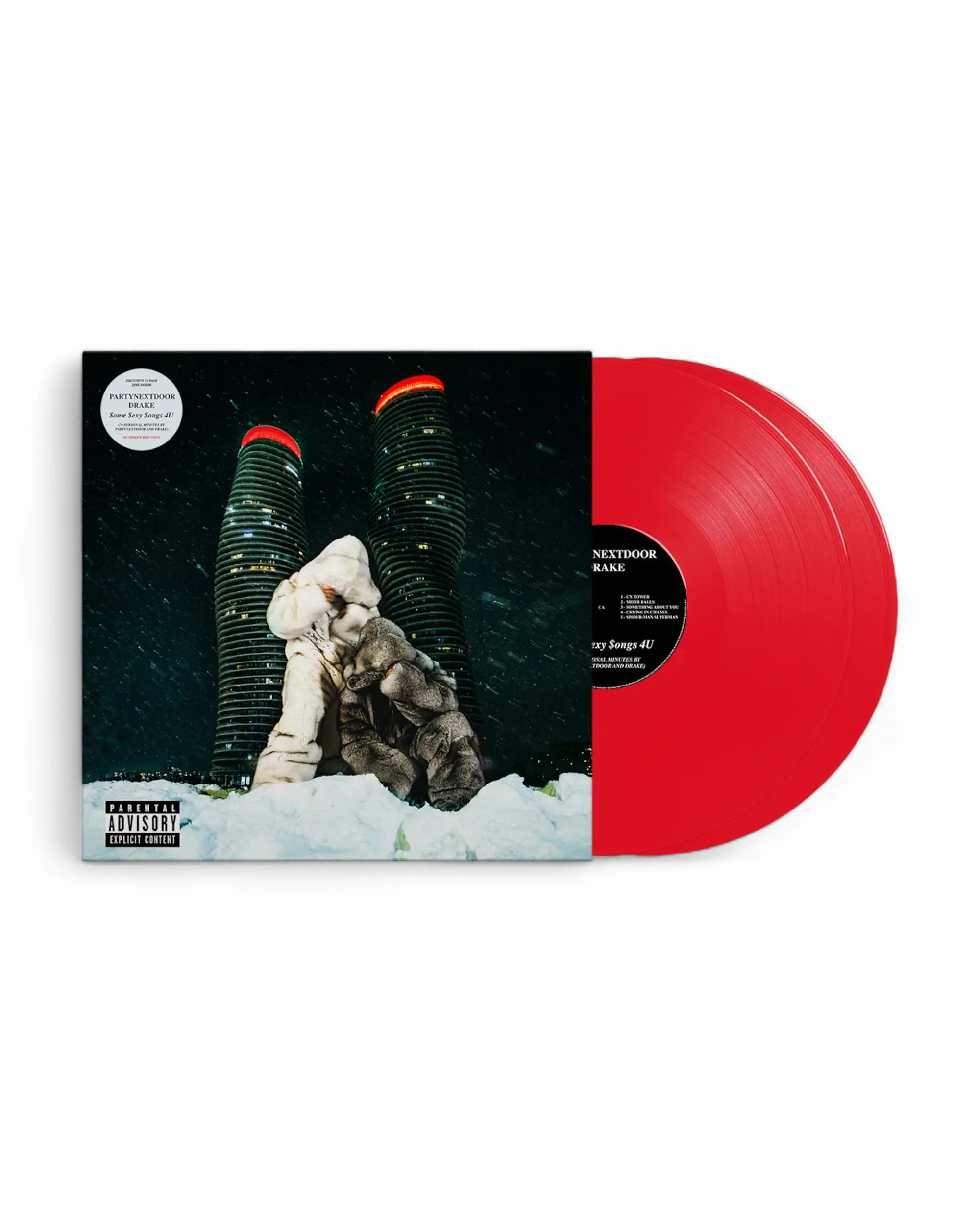 PARTYNEXTDOOR & Drake - $ome $exy $ongs 4 U - LP (Rouge Opaque)