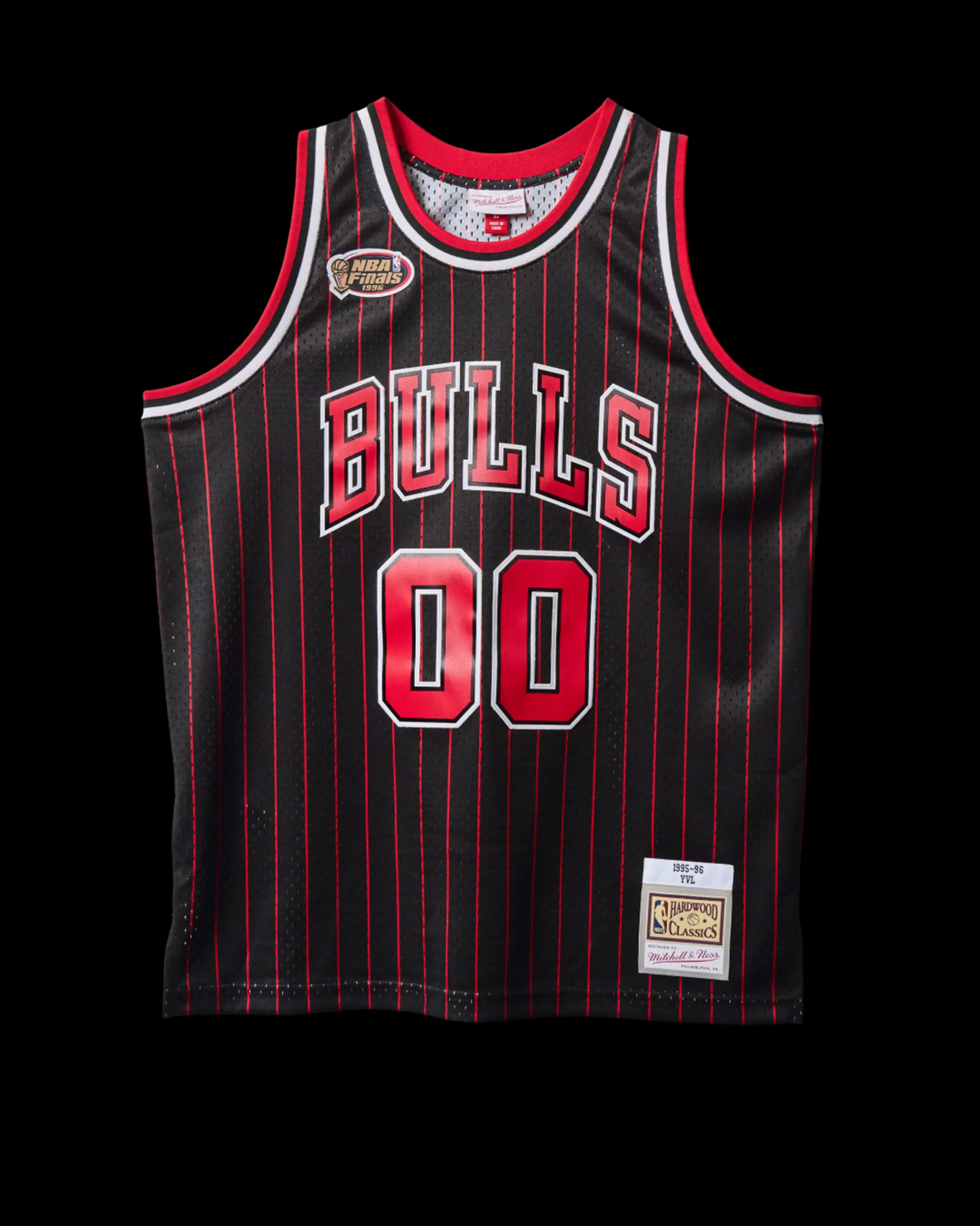 MAILLOT NBA PLAYBOI CARTI X M&N CHICAGO BULLS 1995