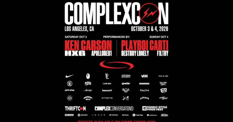 ComplexCon 2026 Los Angeles : tout ce que vous devez savoir, des drops aux performances