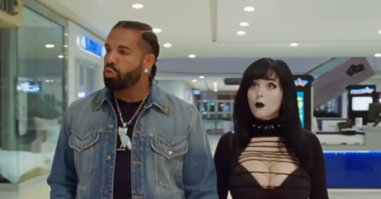 Drake ramène Goth Girl pour lui donner un relooking Emo dans le court métrage 'FOMO' pour "Princesse"