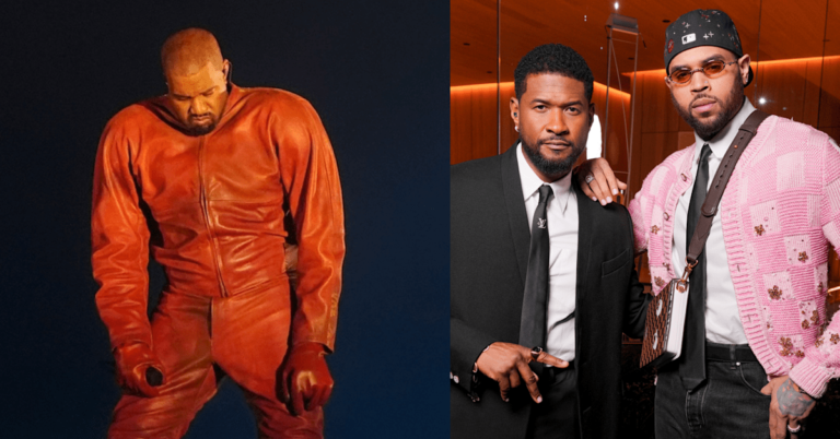 Kanye West rejoint Chris Brown et Usher pour une performance surprise à Los Angeles
