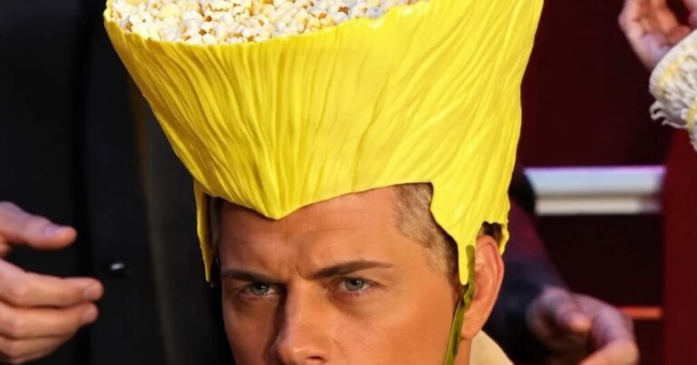 Le seau à pop-corn « Street Fighter » transforme les cheveux de Guile en produits portables