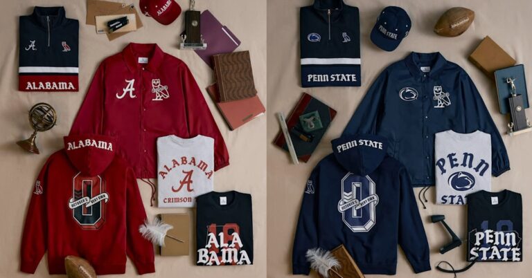 OVO de Drake célèbre l'Université d'Alabama et d'autres équipes de football universitaire dans une nouvelle collection