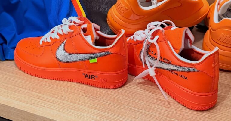 Shai Gilgeous-Alexander présente la Nike Air Force 1 Orange Virgil Abloh Archive