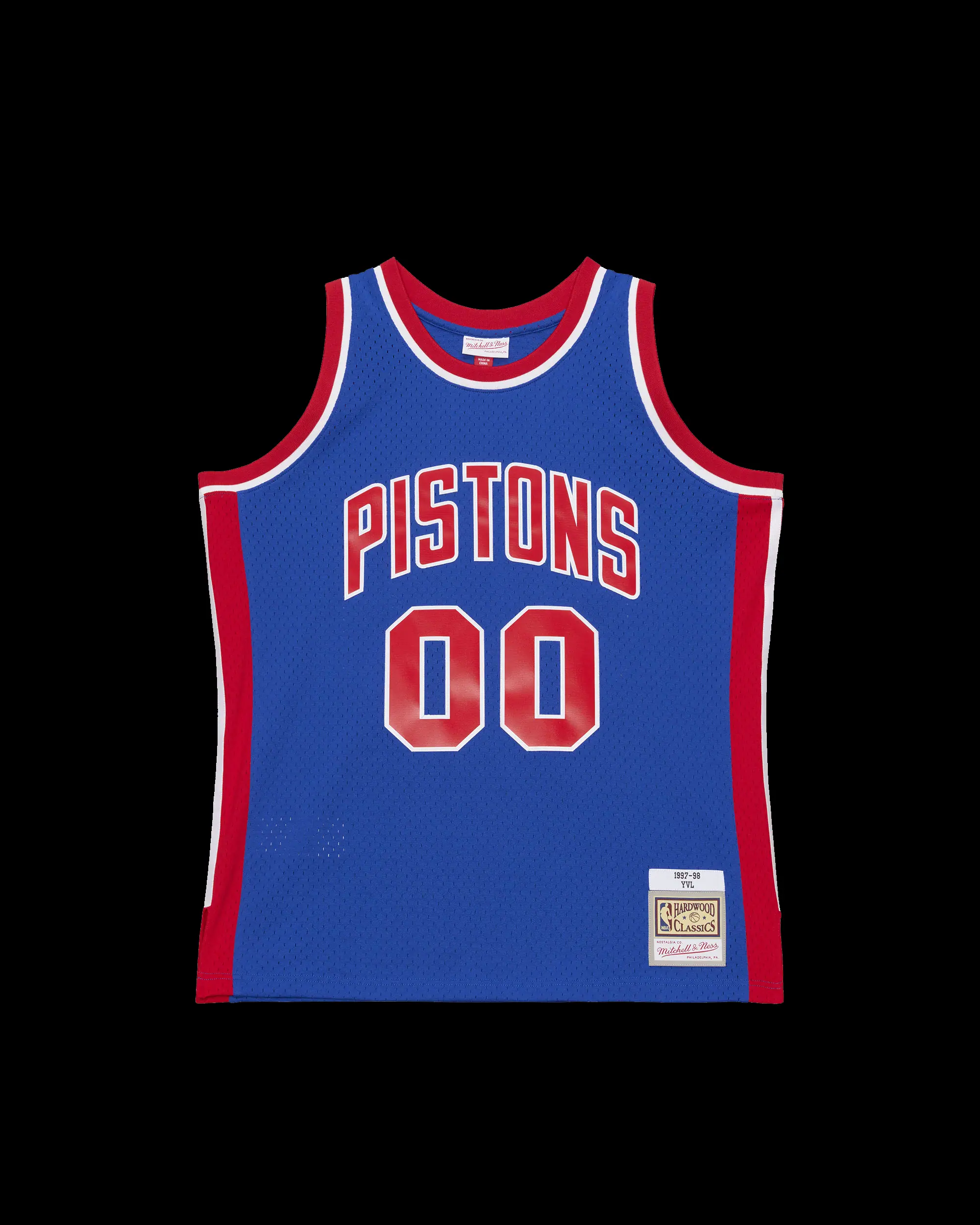 MAILLOT NBA PLAYBOI CARTI X M&N HARDWOOD CLASSICS 1995-96 PISTONS DETROIT