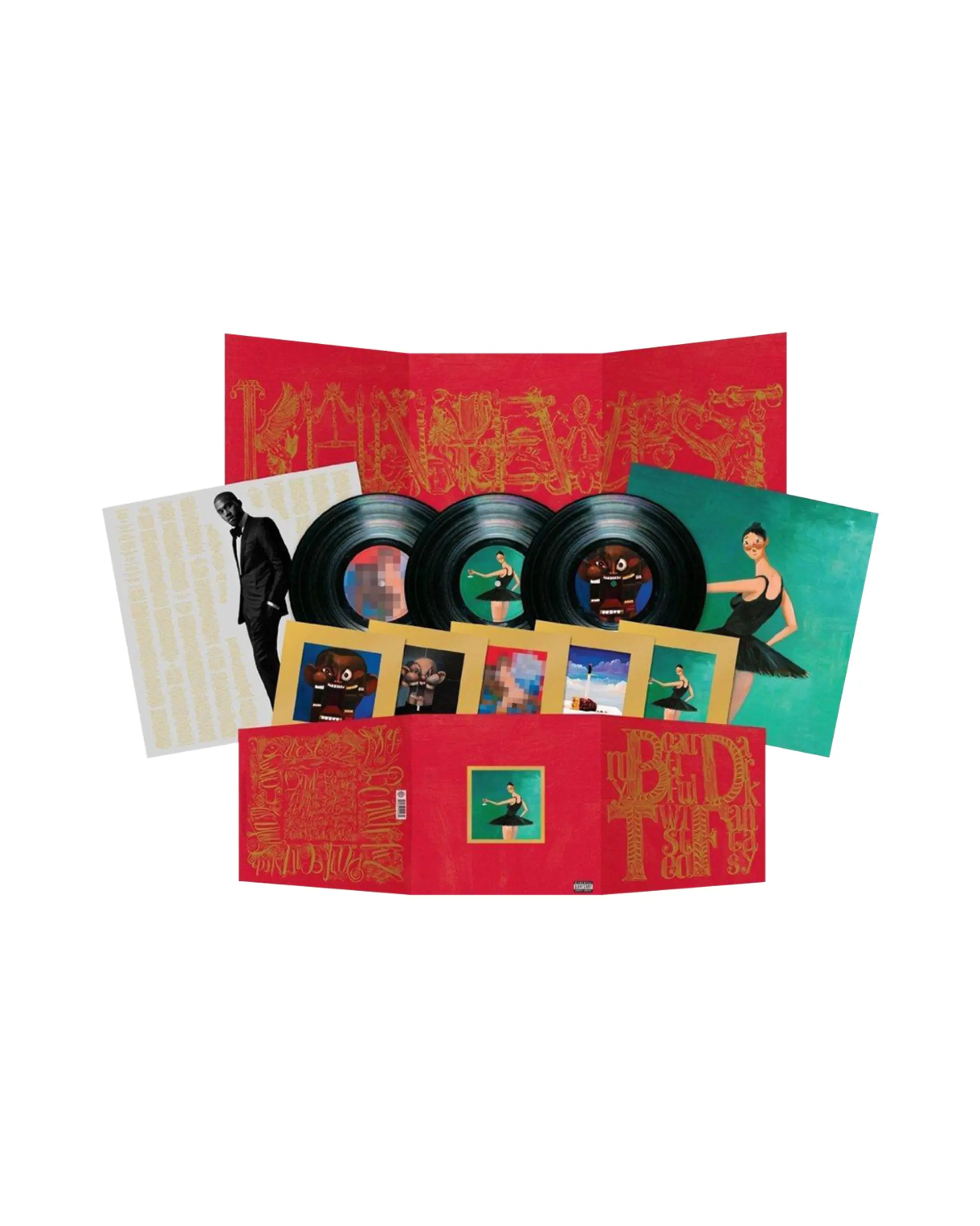Kanye West : My Beautiful Dark Twisted Fantasy 3LP