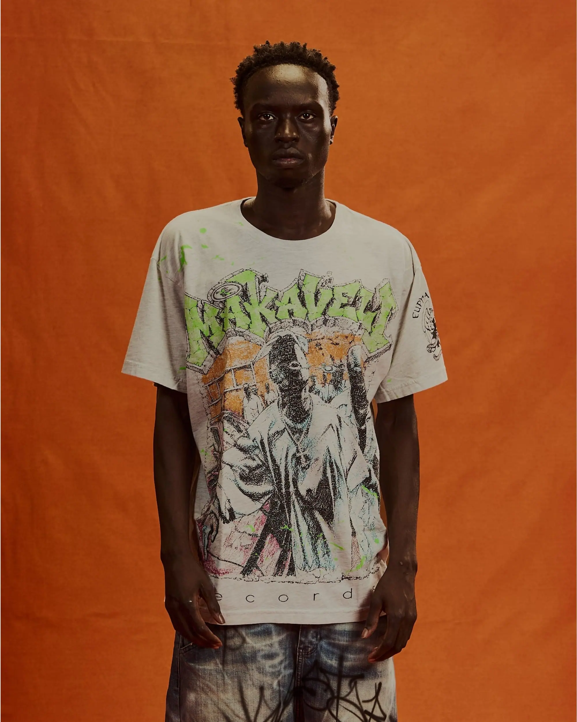 T-shirt Croquis de Makaveli