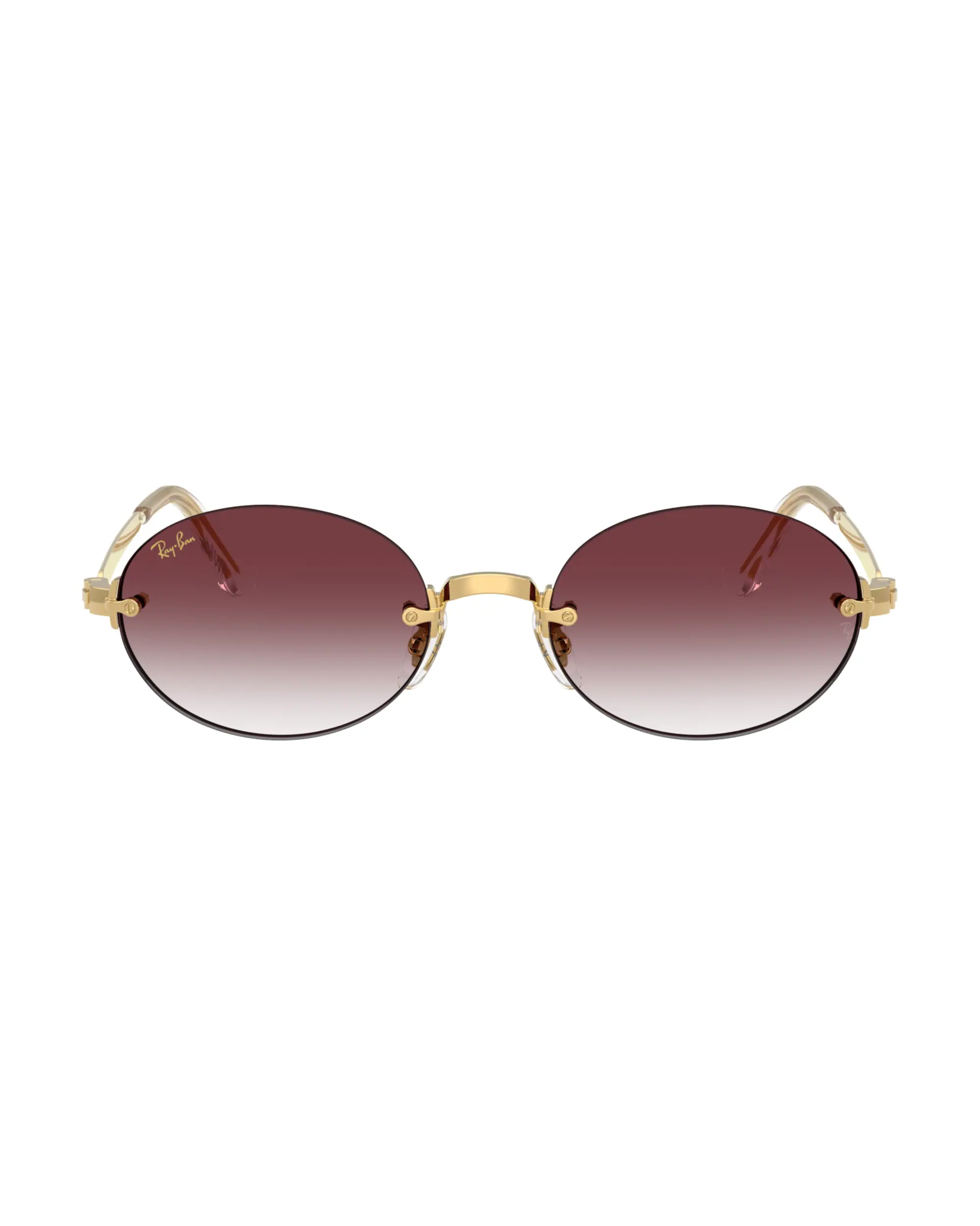 RAY-BAN XA$AP ROCKY RIMLESS OVAL CLAIR GRADIENT FONCÉ VIOLE