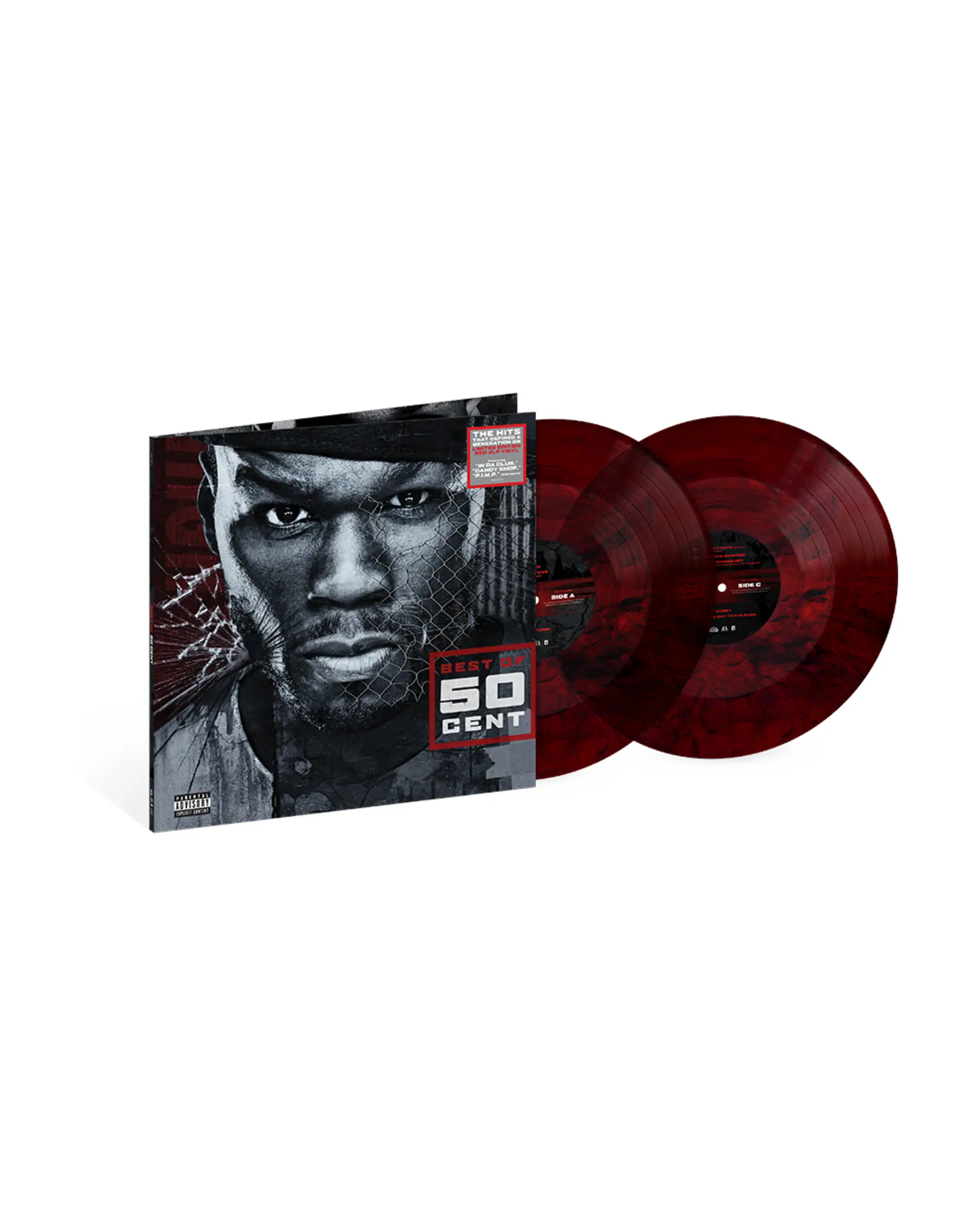 Le meilleur de 50 Cent (marbre rouge) 2LP
