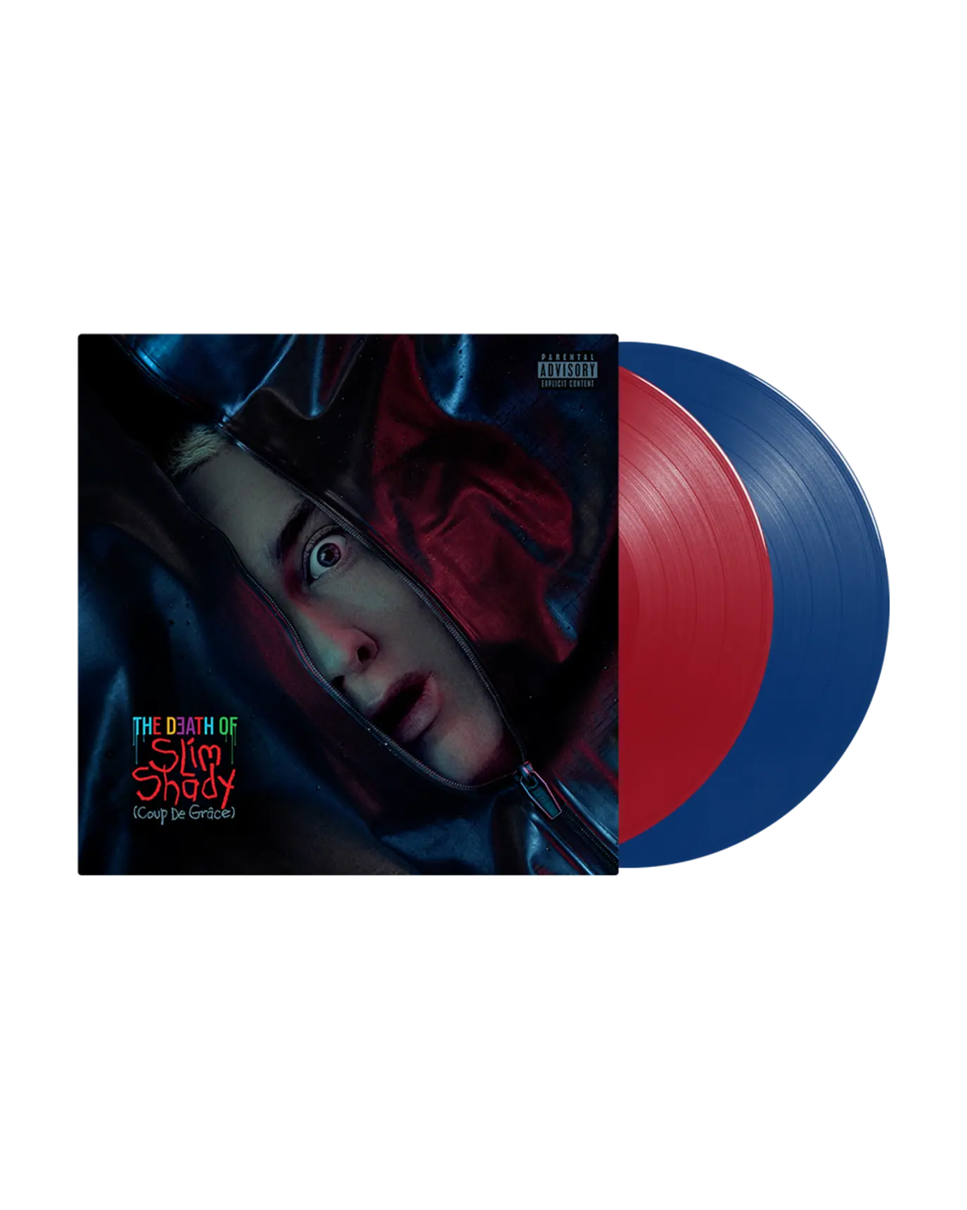 Eminem - La mort de Slim Shady (Coup de Grâce) Standard Rouge & Bleu Opaque Vinyl 2LP