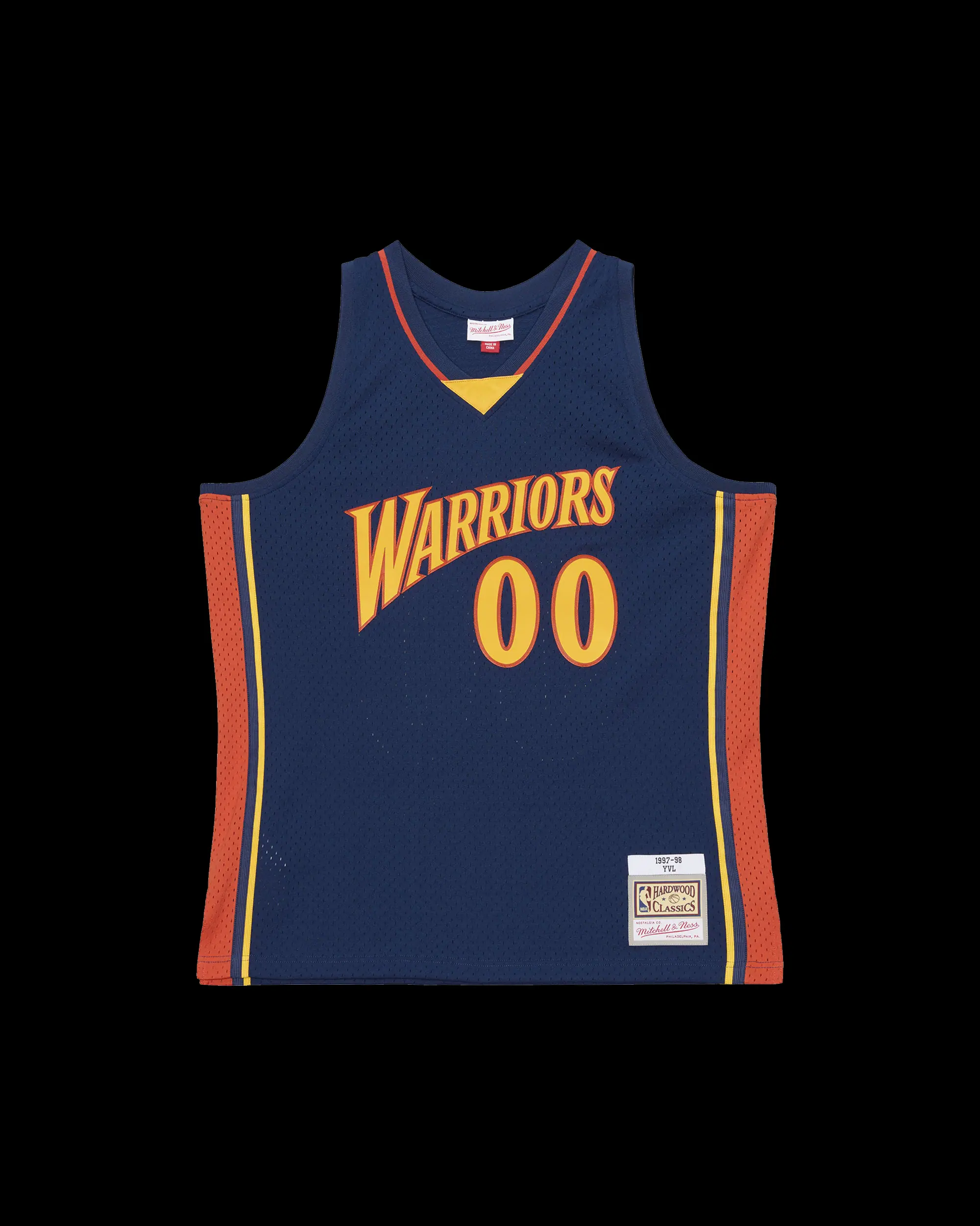 MAILLOT NBA PLAYBOI CARTI X M&N HARDWOOD CLASSICS 2002-03 GOLDEN STATE WARRIORS