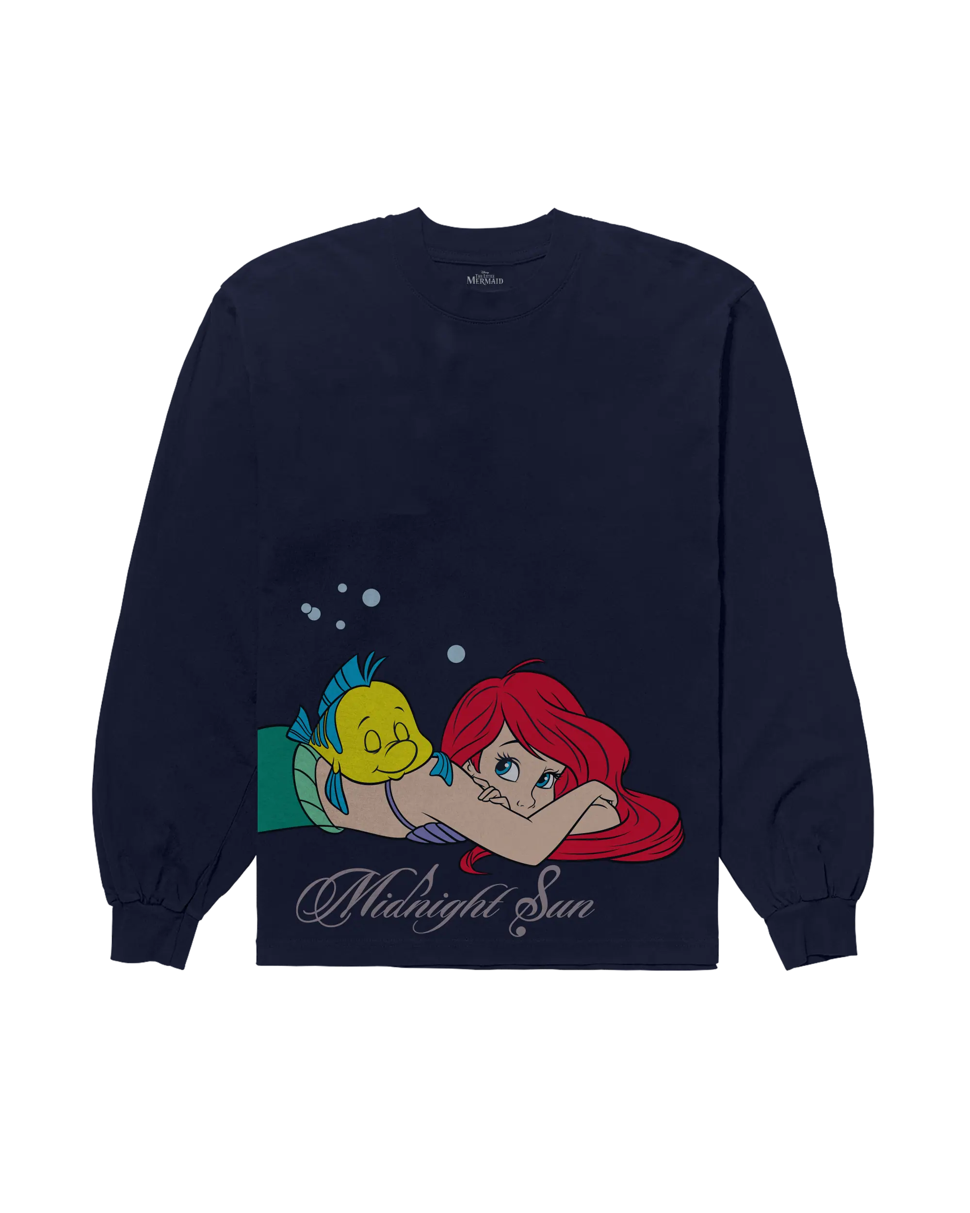 Zara Larsson X La Petite Sirène - T-shirt à manches longues (Marine)