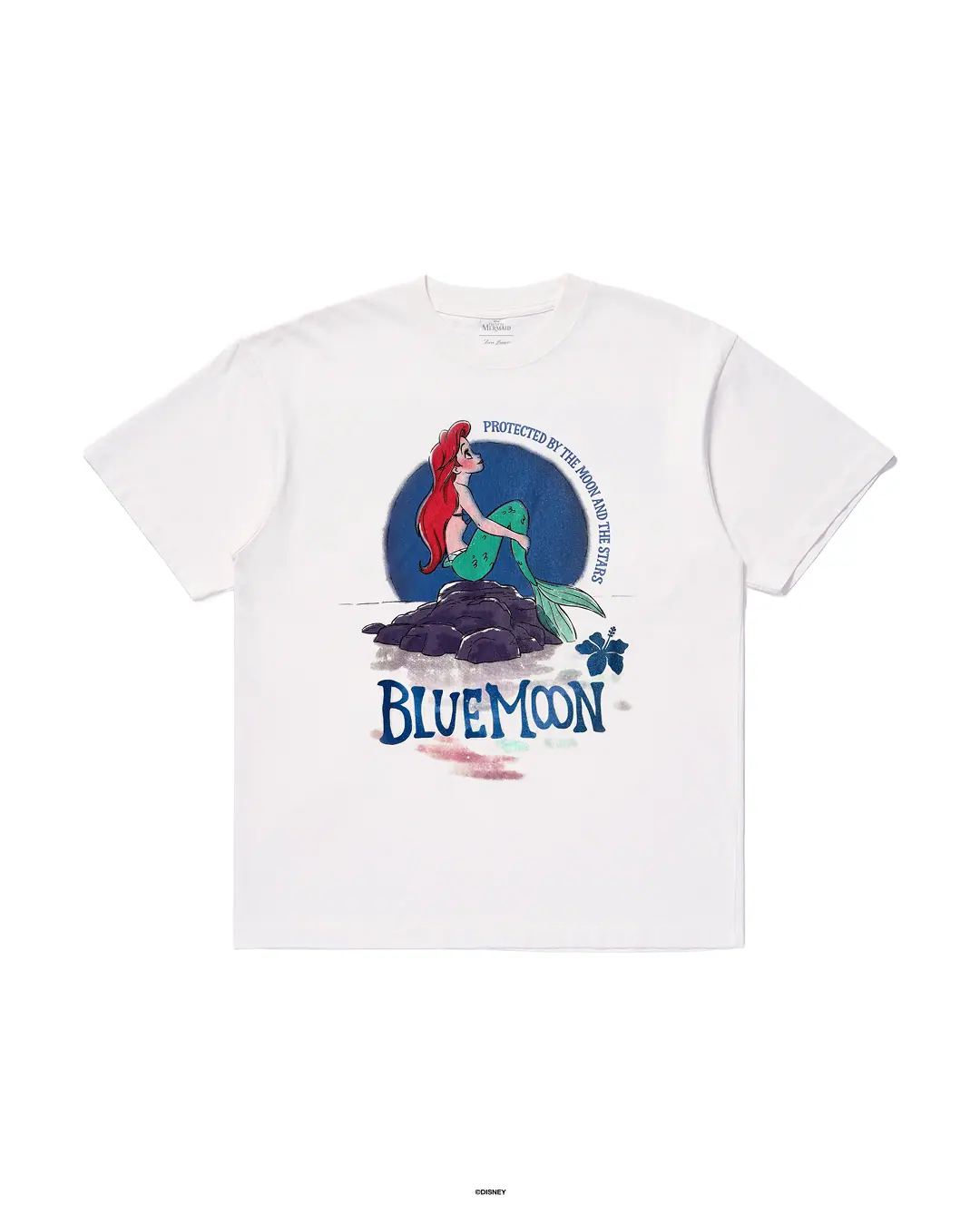 Zara Larsson X La Petite Sirène - T-shirt unisexe Blue Moon (Blanc)