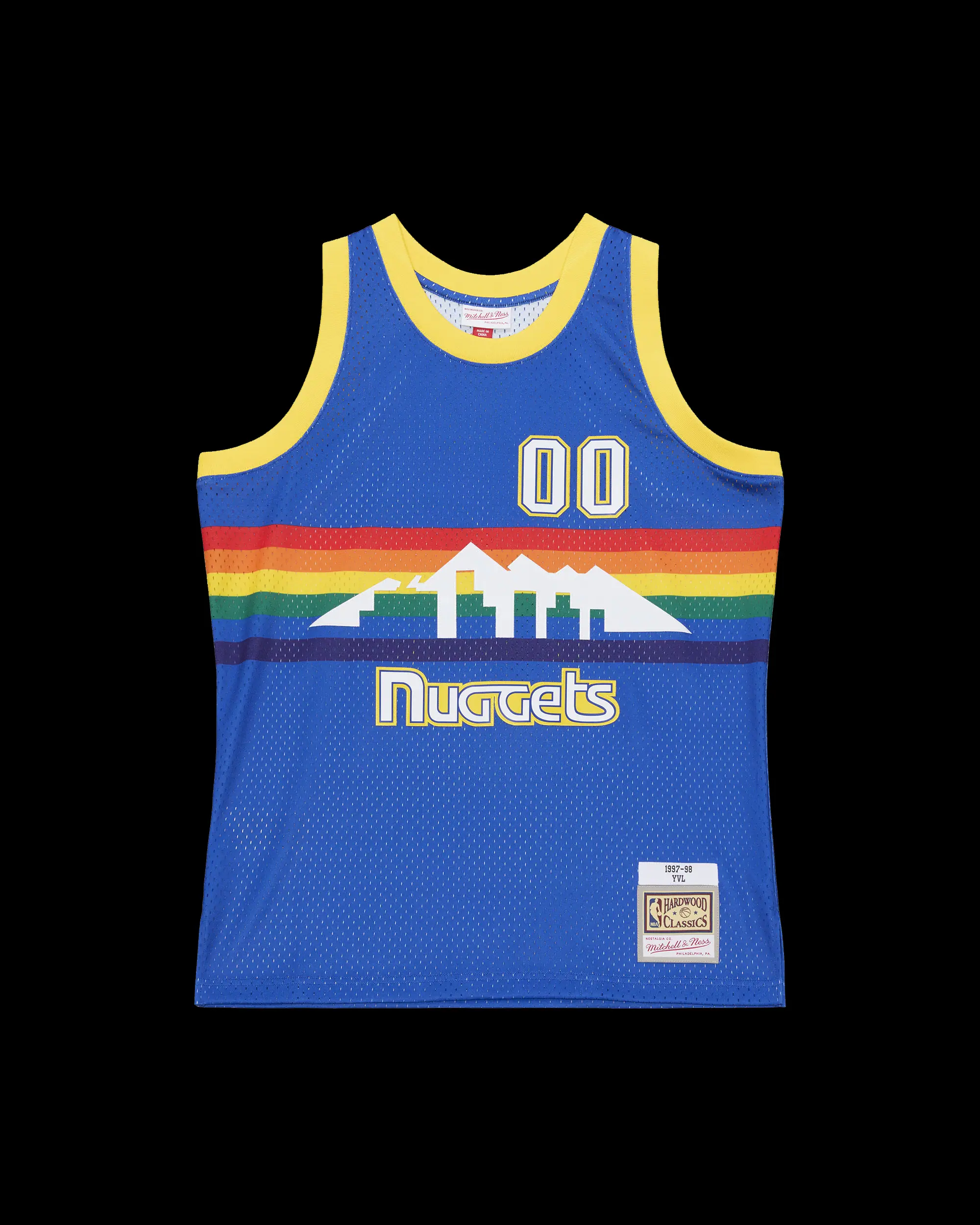 MAILLOT NBA PLAYBOI CARTI X M&N HARDWOOD CLASSICS 1987-88 DENVER NUGGETS