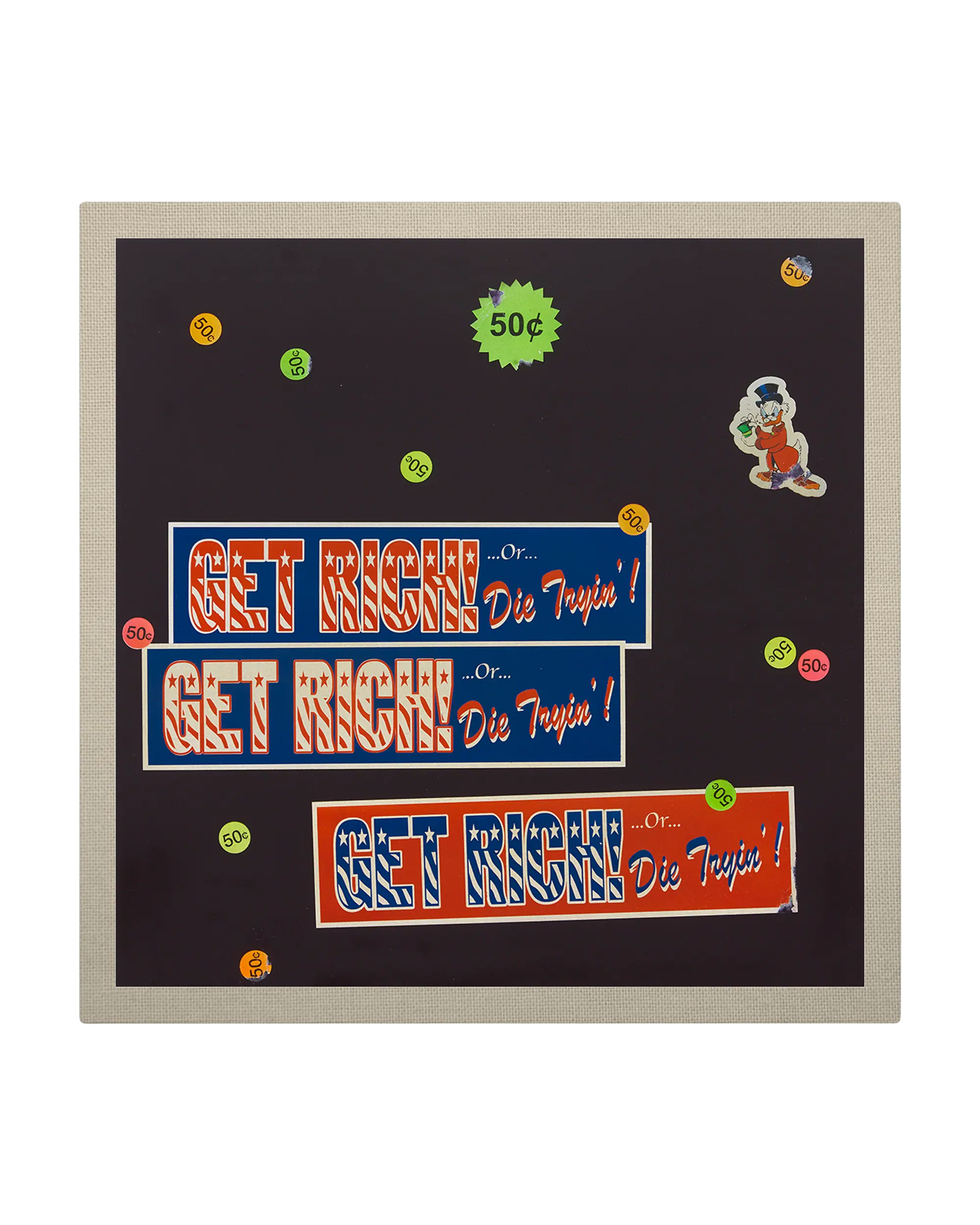 50 Cent - Devenez riche ou mourez en essayant par Sayre Gomez Gallery Vinyl