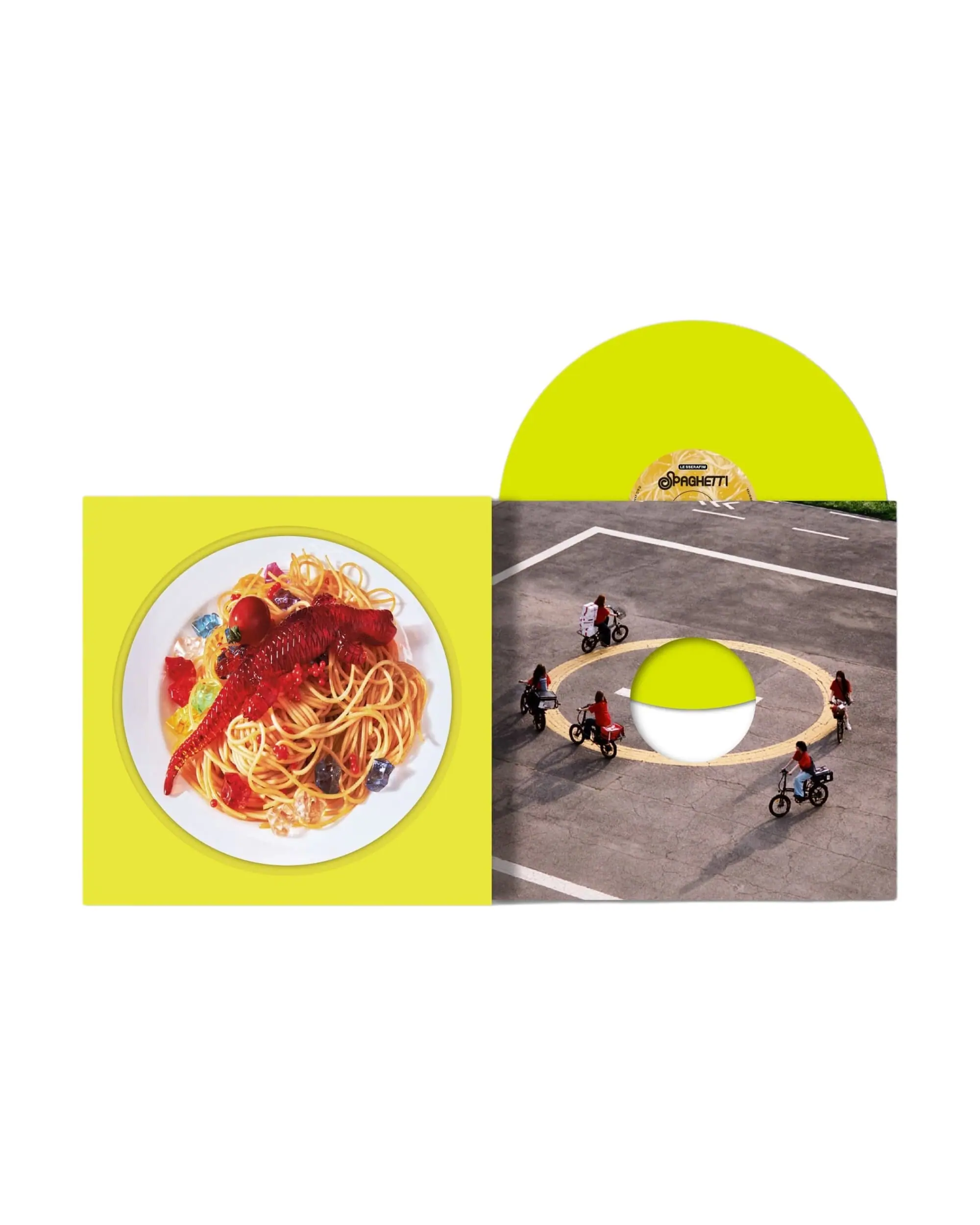 1er single album "SPAGHETTI" Vinyle (Jaune fluo) (Exclusivité D2C)