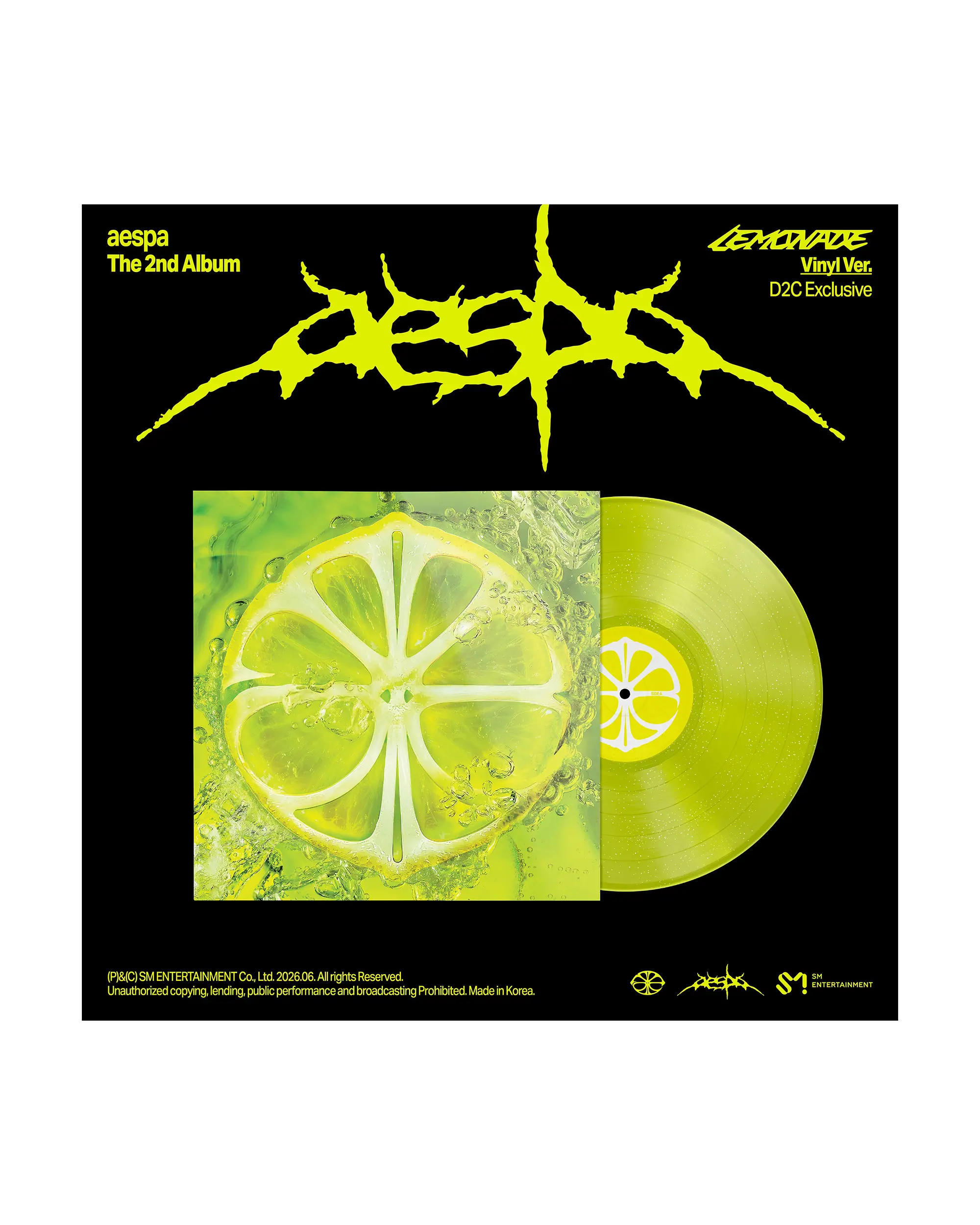 Le 2ème album vinyle 'LEMONADE' (Glitter, exclusivité D2C)